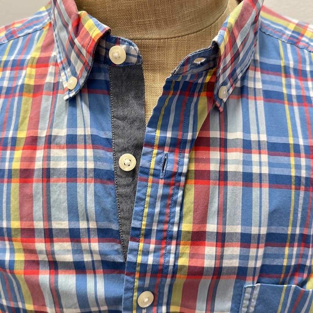 Nautica - Classic Fit / Stretch - Dress Shirt - Plaid - XL - Picture 5 of 9